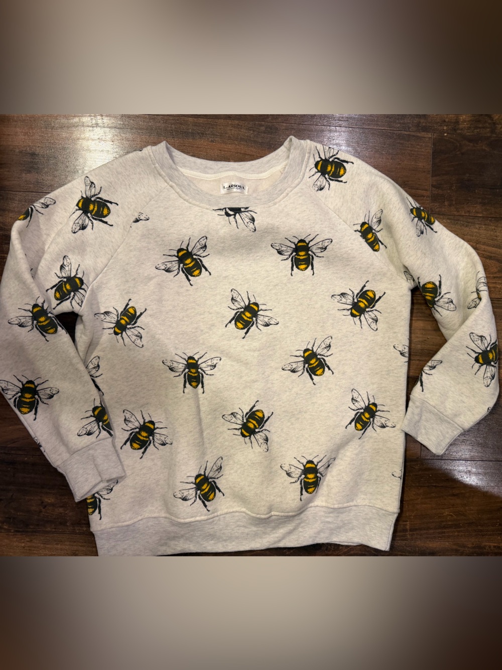 Women’s Bee Print Crewneck Sweatshirt - LA Soul